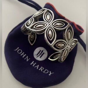 John Hardy Sterling Silver Retired Kawung Cuff Bracelet